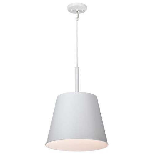 Main product image of Alexis 1 Light Large Pendant Matte White Finish