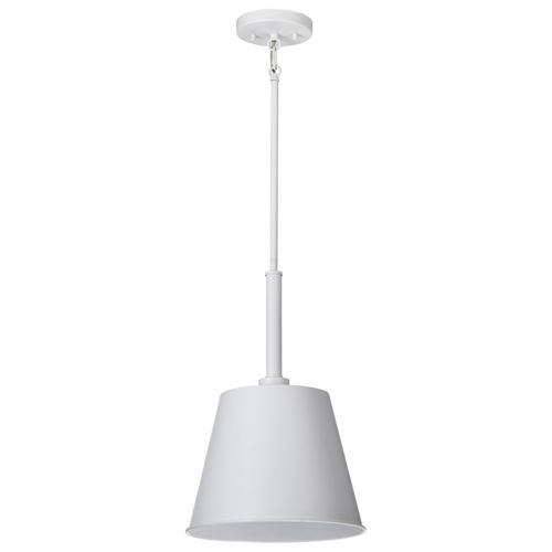 Main product image of Alexis 1 Light Small Pendant Matte White Finish