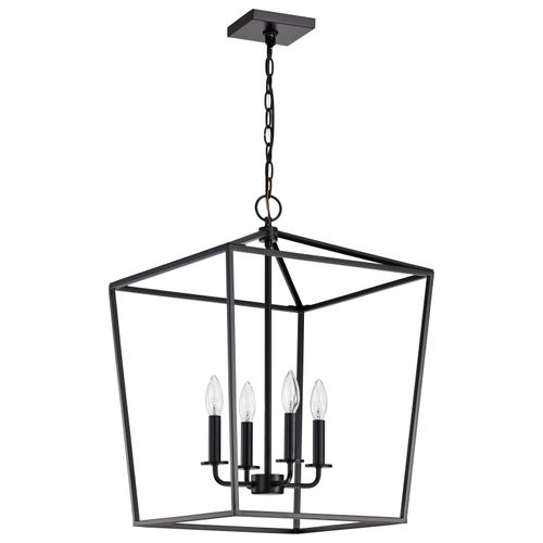 Main product image of Emma 4 Light Small Pendant Dark Bronze Finish