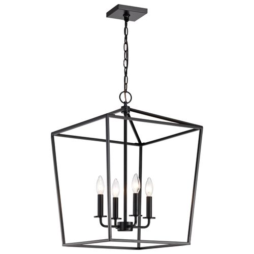Main product image of Emma 4 Light Small Pendant Dark Bronze Finish