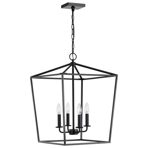 Main product image of Emma 4 Light Small Pendant Dark Bronze Finish