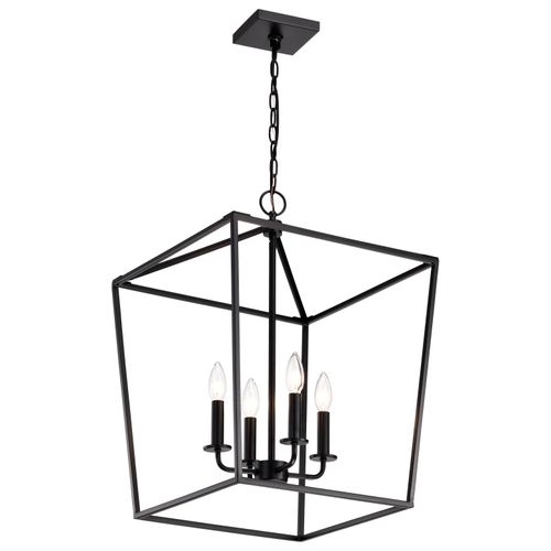 Main product image of Emma 4 Light Small Pendant Dark Bronze Finish