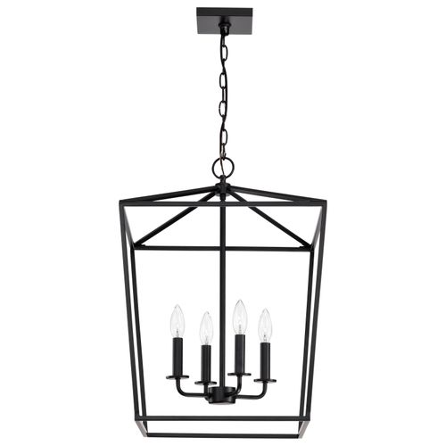 Main product image of Emma 4 Light Small Pendant Dark Bronze Finish
