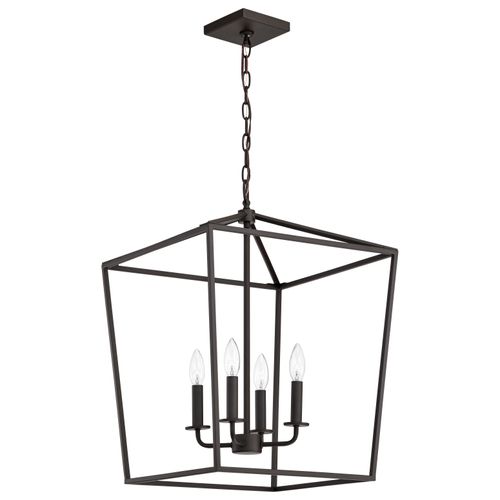 Main product image of Emma 4 Light Large Pendant Dark Bronze Finish