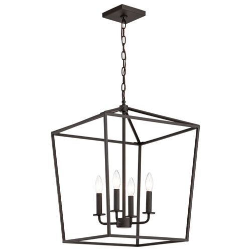 Main product image of Emma 4 Light Large Pendant Dark Bronze Finish