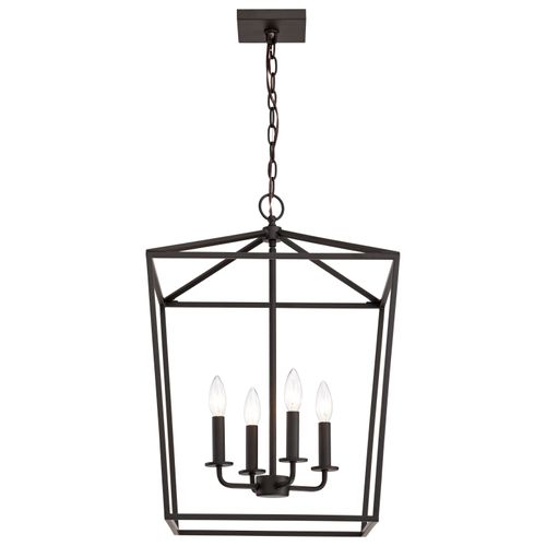 Main product image of Emma 4 Light Large Pendant Dark Bronze Finish