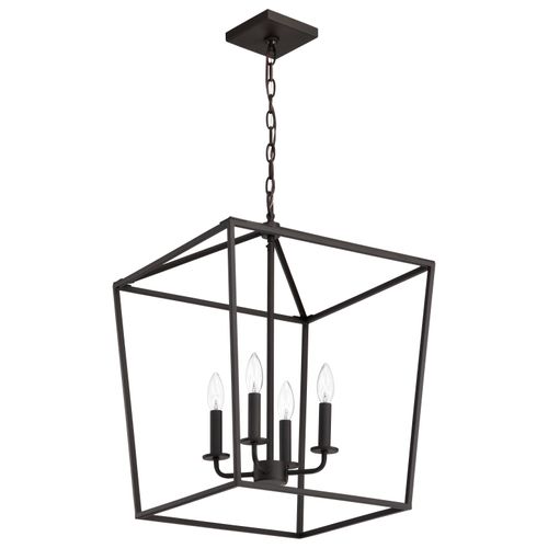 Main product image of Emma 4 Light Large Pendant Dark Bronze Finish