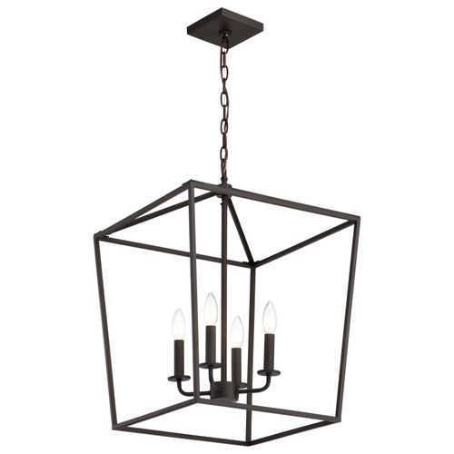Main product image of Emma 4 Light Large Pendant Dark Bronze Finish