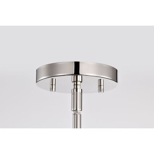 Main product image of Yorktown 1 Light Pendant Polished Nickel Finish Clear Glass