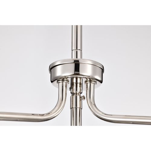 Main product image of Yorktown 1 Light Pendant Polished Nickel Finish Clear Glass