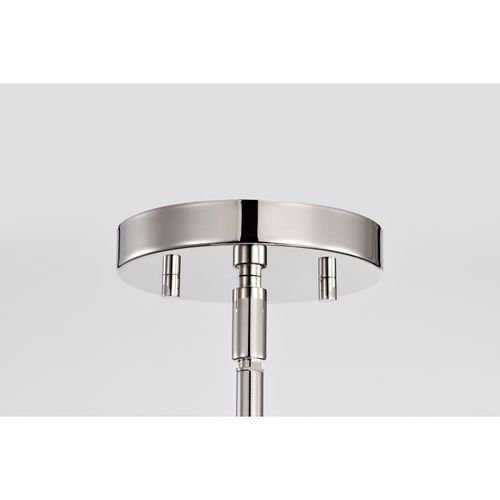 Main product image of Yorktown 4 Light Pendant Polished Nickel Finish Clear Glass