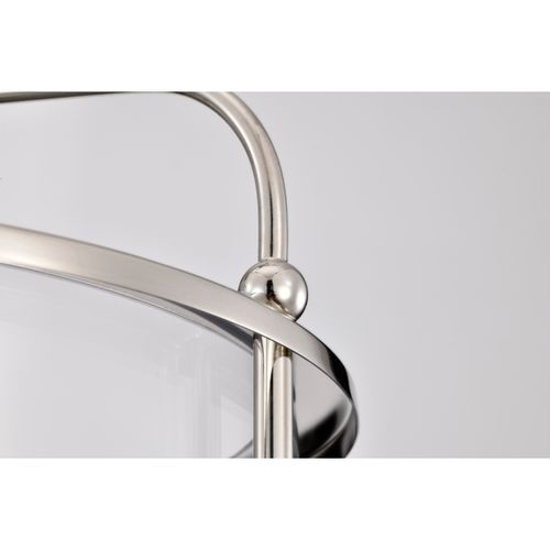 Main product image of Yorktown 4 Light Pendant Polished Nickel Finish Clear Glass