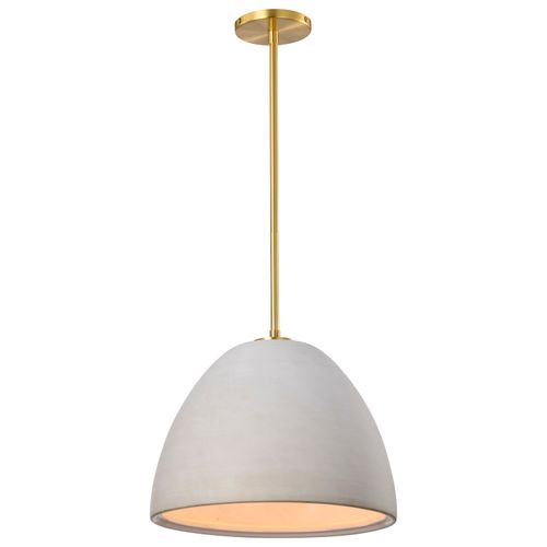 Main product image of Collins 14 Inch Pendant Ceramic w/ Gold Accents