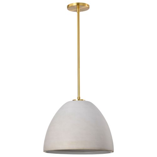 Main product image of Collins 14 Inch Pendant Ceramic w/ Gold Accents