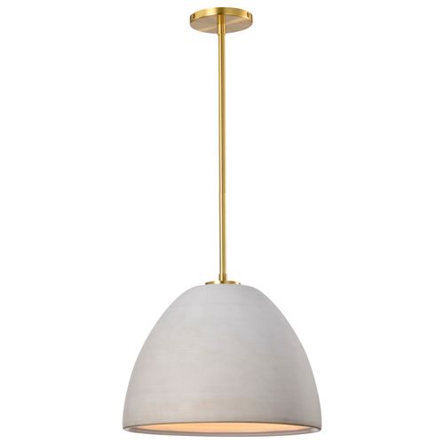 Main product image of Collins 14 Inch Pendant Ceramic w/ Gold Accents
