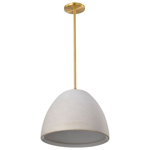Main product image of Collins 14 Inch Pendant Ceramic w/ Gold Accents