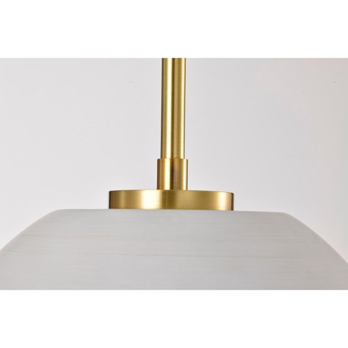 Main product image of Collins 14 Inch Pendant Ceramic w/ Gold Accents