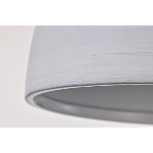 Main product image of Collins 8 Inch Flush Mount Ceramic w/ Silver Accents