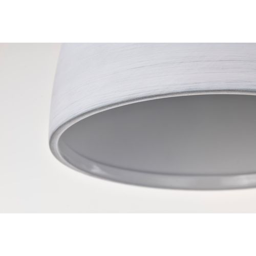 Main product image of Collins 8 Inch Flush Mount Ceramic w/ Silver Accents
