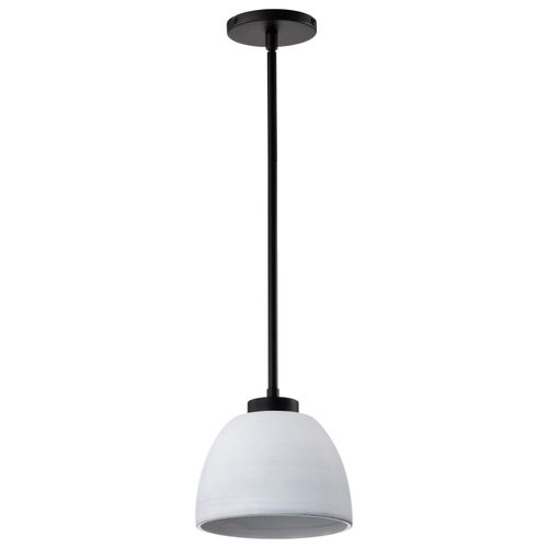 Main product image of Collins 8 Inch Mini Pendant Ceramic w/ Silver Accents