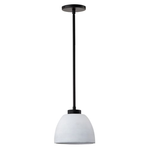 Main product image of Collins 8 Inch Mini Pendant Ceramic w/ Silver Accents