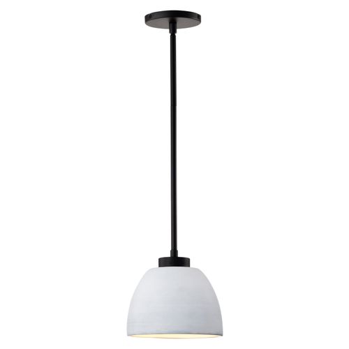 Main product image of Collins 8 Inch Mini Pendant Ceramic w/ Silver Accents