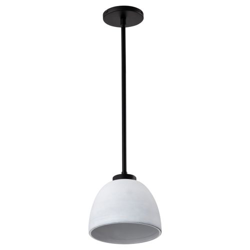 Main product image of Collins 8 Inch Mini Pendant Ceramic w/ Silver Accents