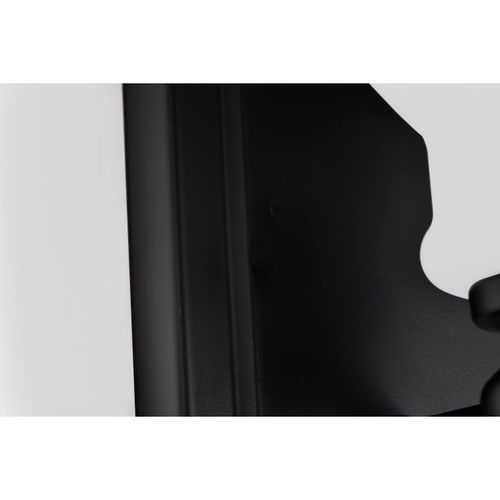 Main product image of Russel 1 Light Vanity Matte Black w/ Satin White Glass