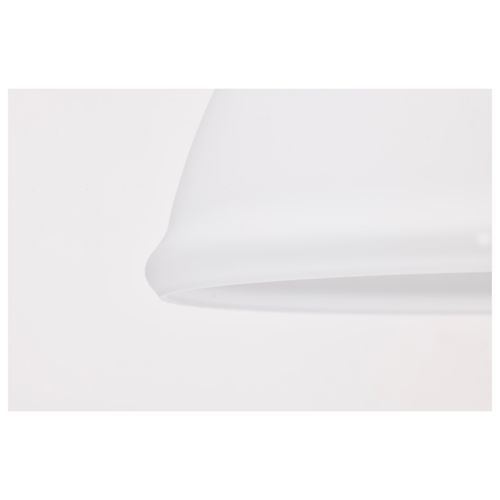 Main product image of Russel 10 Inch Semi Flush Mount Matte Black w/ Satin White Glass