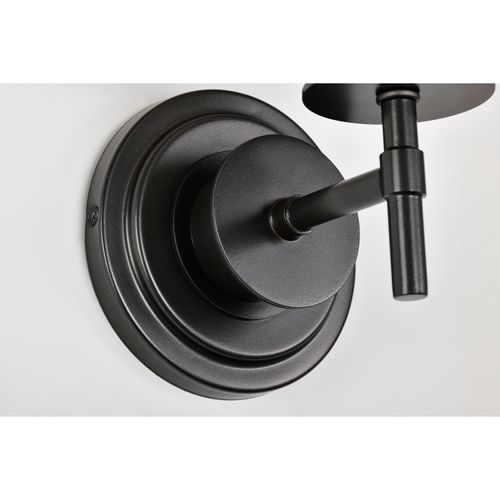 Main product image of Warren 1 Light Vanity Gun Metal w/ Satin White Glass