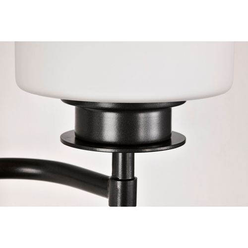 Main product image of Warren 3 Light Vanity Gun Metal w/ Satin White Glass