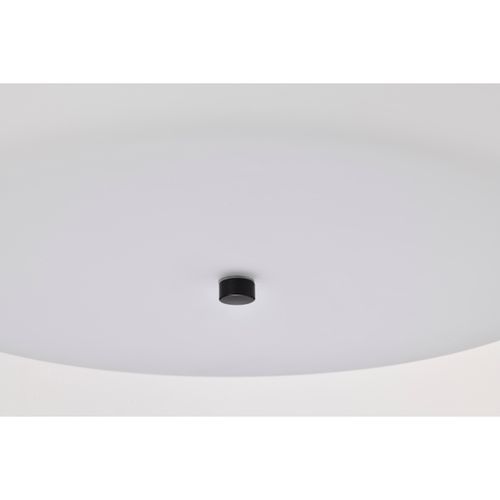 Main product image of Warren 15 Inch Flush Mount Gun Metal w/ Satin White Glass
