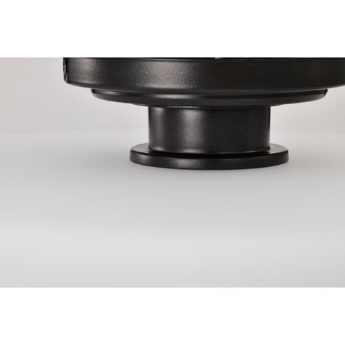 Main product image of Warren 13 Inch Semi Flush Mount Gun Metal w/ Satin White Glass