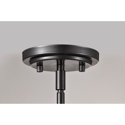 Main product image of Warren 8 Inch Pendant Gun Metal w/ Satin White Glass