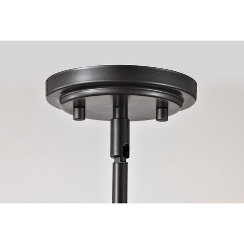 Main product image of Warren 17 Inch Pendant Gun Metal w/ Satin White Glass