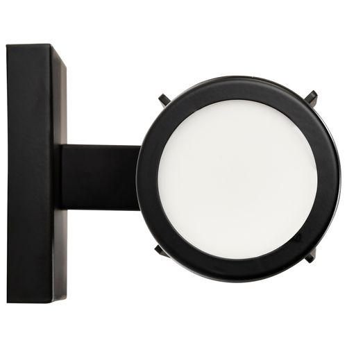 Main product image of Roselle 2 Light Vanity Matte Black w/ White Glass