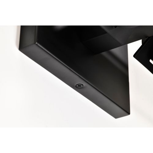 Main product image of Roselle 2 Light Vanity Matte Black w/ White Glass