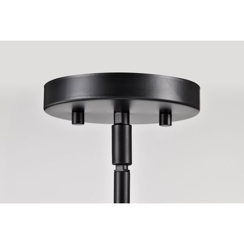 Main product image of Clarksville 28 Inch 5 Light Chandelier Matte Black w/ Clear Glass