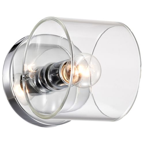 Main product image of Marlowe 1 Light Vanity Polished Nickel w/ Clear Glass