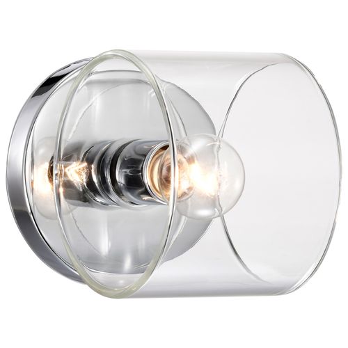 Main product image of Marlowe 1 Light Vanity Polished Nickel w/ Clear Glass