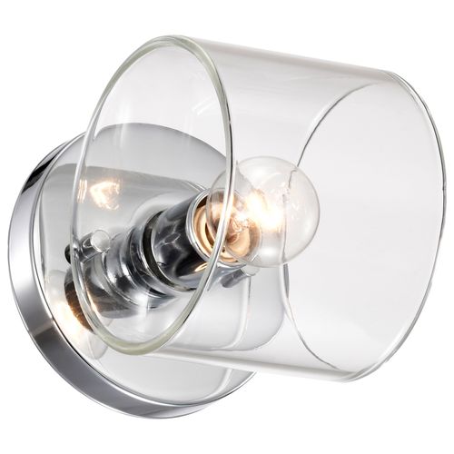 Main product image of Marlowe 1 Light Vanity Polished Nickel w/ Clear Glass