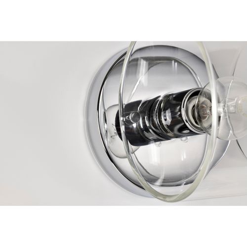 Main product image of Marlowe 1 Light Vanity Polished Nickel w/ Clear Glass