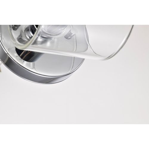 Main product image of Marlowe 1 Light Vanity Polished Nickel w/ Clear Glass
