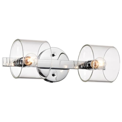 Main product image of Marlowe 2 Light Vanity Polished Nickel w/ Clear Glass