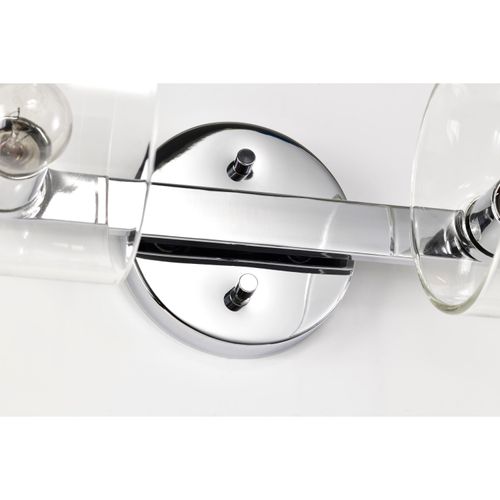 Main product image of Marlowe 2 Light Vanity Polished Nickel w/ Clear Glass