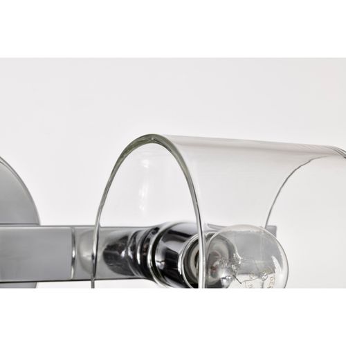 Main product image of Marlowe 2 Light Vanity Polished Nickel w/ Clear Glass