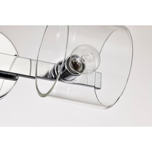 Main product image of Marlowe 2 Light Vanity Polished Nickel w/ Clear Glass