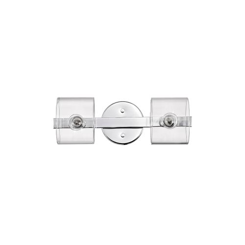 Main product image of Marlowe 2 Light Vanity Polished Nickel w/ Clear Glass