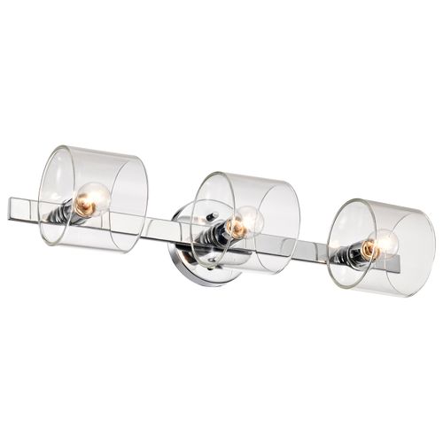 Main product image of Marlowe 3 Light Vanity Polished Nickel w/ Clear Glass