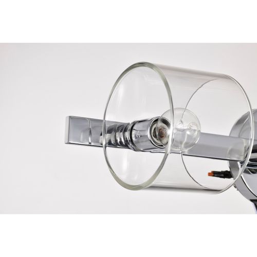 Main product image of Marlowe 3 Light Vanity Polished Nickel w/ Clear Glass